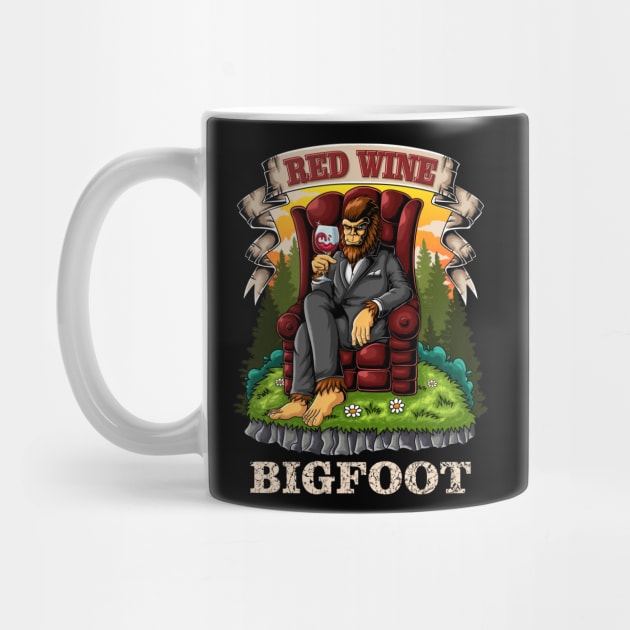 Bigfoot wine lover by Andypp